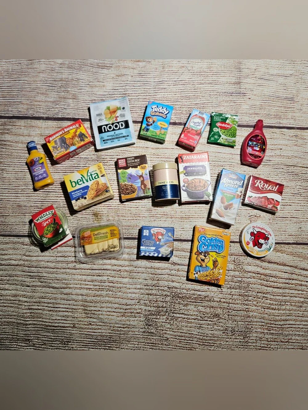 Mini brands toys 18 pieces miniature food toys